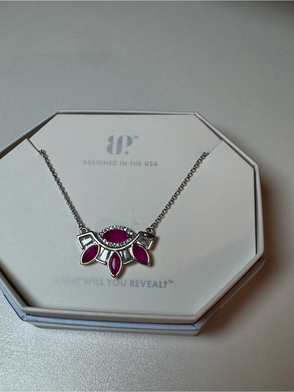 BP OG necklace pink sapphire